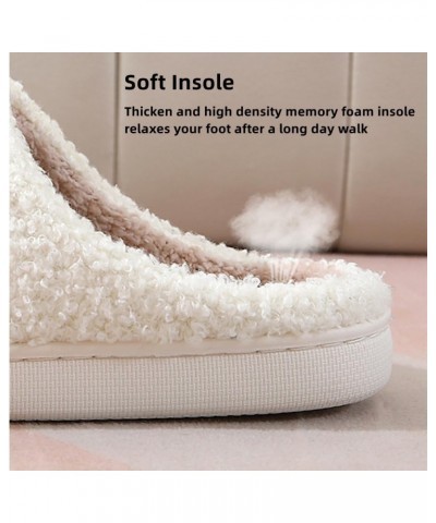 Cute Happy Face Slippers for Women Men, Retro Soft Plush Warm Cushioned Lightweight Non-Slip House Slippers Cozy Indoor Outdo...