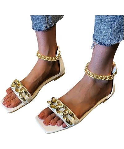 Casual Roman Sandals Women's Fashion Shoes Outdoor Leisure Breathable Diamond Women's Toe Ring Sandals for Women Heel (Black,...