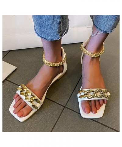 Casual Roman Sandals Women's Fashion Shoes Outdoor Leisure Breathable Diamond Women's Toe Ring Sandals for Women Heel (Black,...